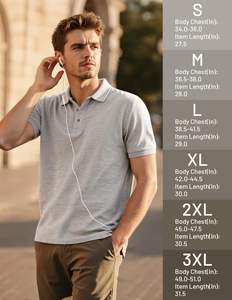 Camisa Clásica para Hombre, Tejido de Punto Suave, Ajuste Transpirable, Capa Suave, Textura Fresca, Comodidad Diaria, Cuello Moderno, Forma Elegante - Product Image 6