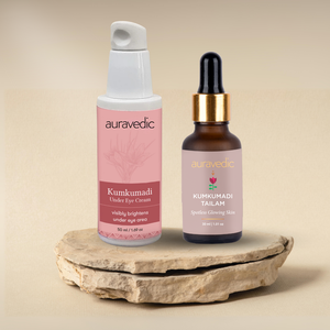 Crema Kumkumadi para el contorno de ojos que ayuda a reducir las ojeras y realzar el brillo - Product Image 1