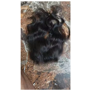 Peluca con cierre HD de aspecto natural hecha con 100 por ciento de cabello humano con textura suave y acabado de encaje transparente - Product Image 3