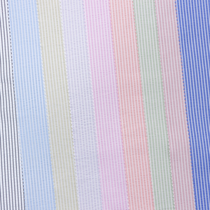 Trong Bán Tay Nhuộm Sợi Màu Xám Sọc Bọc Vải Bông Polyester Vải Của Sân - Product Image 1