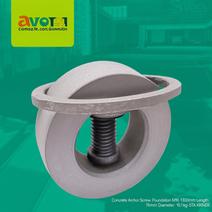 Concrete Anchor Screw <b>Foundation</b> M16 1300mm Length 76mm Diameter 10.1kg-STA KRINNER - Product Image 3