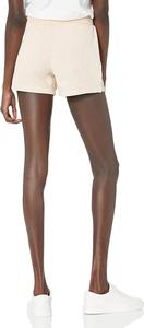 Venta al por mayor de pantalones cortos de lana de las mujeres con bolsillos laterales y gimnasio Yoga Running Jogging pantalones cortos de sudor para las mujeres - Product Image 2