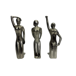 ที่มีคุณภาพสูงหล่ออลูมิเนียมมนุษย์ในความสมดุลเก้าอี้ถั่วหล่อประติมากรรมแสดงชิ้นสำหรับตกแต่งบ้าน - Product Image 3