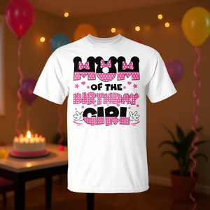 T-shirt de fête assorti pour la famille, pour maman, papa, fille, pour les événements promotionnels - Product Image 3