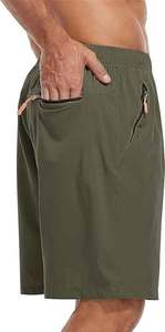 Pantalones cortos personalizados baratos de poliéster con cordón interior para hombre, pantalones de chándal, ropa deportiva para hombre, ropa deportiva para gimnasio, pantalones cortos - Product Image 2