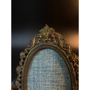 Vintage designer metal photo <b>frame</b> with handcrafted embellishments for timeless memories and sophisticated interiors - Product Image 3