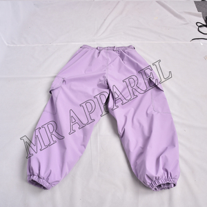 Pantalones de Nieve Cargo Holgados de Lavanda para Invierno con Cintura Ajustable con Cordón, Múltiples Bolsillos con Cremallera, Ventilaciones y Puños Elásticos - Product Image 2