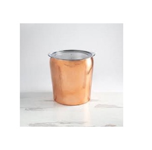 Cubo de hielo con tapa redonda grande de calidad de lujo con latón antiguo pescado para Decoración de mesa, servicio de vino, fiesta, boda - Product Image 6