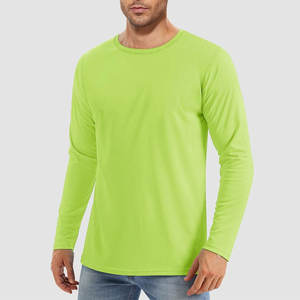 Camisetas de Manga Larga para Hombre, Cuello Redondo, Corte Ajustado, Hombros Caídos, Tela de Invierno, Color Soplado, en Oferta - Product Image 6
