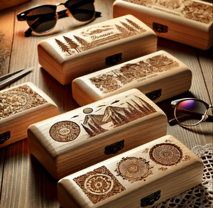 Premium Wooden Glasses Storage <b>Box</b> Rectangle Shape Stylish and Durable Design Handmade in Vietnam Protects Eyewear Safely - Product Image 1