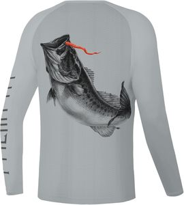Camiseta de Pesca para Niños, Tallas Grandes, Ligera, de Secado Rápido, Impermeable, con Estampado Animal Digital, Transpirable, Protección Solar UPF 50+ - Product Image 1