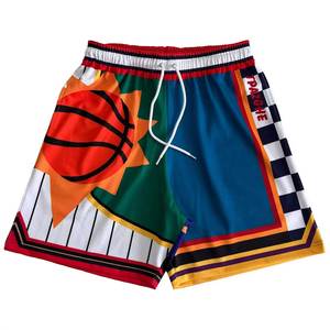 Pantalones Cortos Deportivos de Malla de Poliéster de Alta Calidad para Hombre, Transpirables, de Secado Rápido, Impermeables, con Logotipo Personalizado, Bolsillos Sólidos - Product Image 4