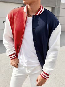 แจ็คเก็ตวาร์ซิตี้ผู้ชายรุ่นล่าสุด ดีไซน์ใหม่ คุณภาพสูง สีสันสดใส ราคาประหยัด ขายดี ใส่สบาย - Product Image 4