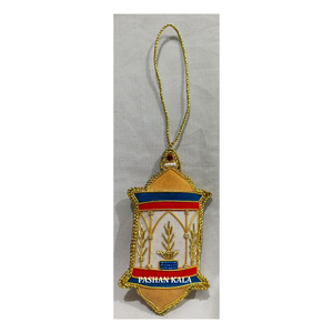 Fabric Material Zari Embroidery Christmas <b>Tree</b> Hanging Ornament Customize Shape Multi Color Used For <b>Ramadan</b> Festival Decoration - Product Image 1