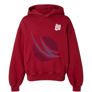 400 GSM <b>Hoodie</b> 100% Cotton <b>Men's</b> Hot Sale <b>Men's</b> Loose Fitting <b>Thick</b> <b>Hoodie</b> Pullover Sweatshirt Custom Logo French Terry Hoodies - Product Image 1