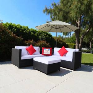 Juego de sofás de mimbre de imitación cómodos muebles de mimbre De Poli ratán para sala de estar, taller para asientos de ocio en Patio - Product Image 3