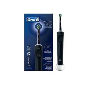 หัวแปรงสีฟันไฟฟ้า Oral-B Pro Cross Action, ขนแปรง X-Shape และมีมุมสำหรับกำจัดคราบจุลินทรีย์ได้ลึกแพ็คละ4ชิ้นสีดำ - Product Image 3
