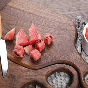 Tabla de Cortar de Madera Moderna Ajustable de Primera Calidad, Hecha a Mano, con Mango Pulido Brillante para Hoteles y Restaurantes, Crescent Crafts - Product Image 4