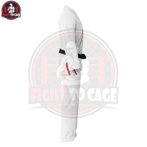 Kimono de BJJ con Logotipo Personalizado, Color Blanco, de Buena Venta, Uniforme Unisex de Poliéster y Algodón Elástico, Transpirable y Ligero para Artes Marciales - Product Image 3