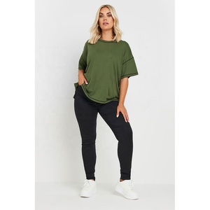 Camiseta Clásica de Cuello Redondo para Mujer, Manga Corta, Ligera, Informal, Cómoda, Ropa de Verano, Proveedor de Ropa de Marca Privada - Product Image 2