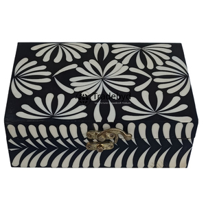 Boîte de rangement de luxe en incrustation d'os, idée cadeau artisanale pour maisons élégantes Tradebyd - Product Image 5