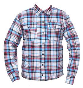 Chemise de moto en flanelle pour homme avec armure, chemise de moto de protection - Product Image 6
