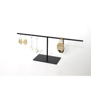 Expositor de joyería de metal personalizable con revestimiento de color que simplifica la organización para personas con grandes o variadas colecciones de joyería. - Product Image 1