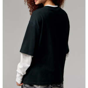 T-shirt décontracté pour homme de qualité supérieure, à manches longues, double couche, en fibre de bambou, séchage rapide, respirant, design personnalisé - Product Image 4