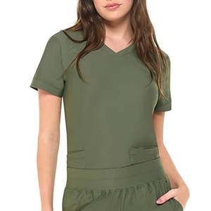 Uniforme de Enfermería con Logotipo Personalizado, Uniforme de Enfermería con Bolsillo, Precio Barato, Venta Al por Mayor - Product Image 2