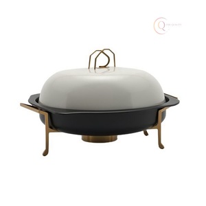 Plat à réchaud classique en acier inoxydable pour la restauration événementielle |   Conserve les aliments au chaud et présentables, écologique et durable - Product Image 1