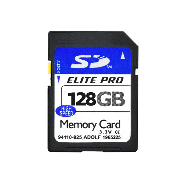 Custom 32GB Black Plastic Navigation Memory Card Write-Changeable CID Storage for DVR Camera Cars Packaged 100 Pcs
