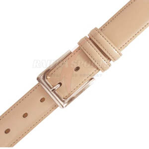 Ceinture habillée de qualité supérieure pour homme Logo personnalisé Cuir de vachette à la mode avec épingle en acier pour boucle Offre Spéciale - Product Image 3