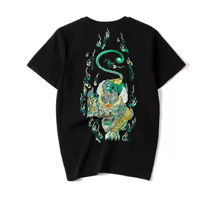 Embroidery T-Shirt Manufacturers Breathable Custom Heavy <b>Weight</b> Vintage Casual Wear Eco-Friendly Quick Dry Embroidery <b>Blank</b> Men - Product Image 6