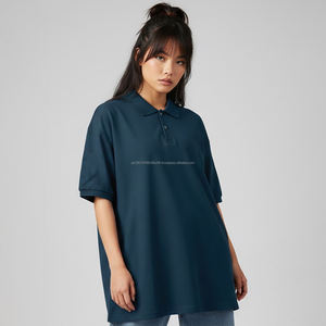 เสื้อโปโลแขนยาวผ้าฝ้าย 100% สำหรับผู้หญิง ยี่ห้อ Fit2Fight แบบเรียบหรือแบบมีลายปัก สำหรับชุดยูนิฟอร์มทำงาน - Product Image 1