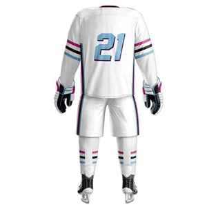 Uniforme de hockey sur glace sport sur mesure maille Performance uniforme de hockey sur glace uniforme de hockey sur glace de qualité fine - Product Image 4