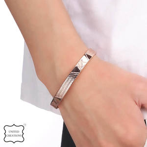 Pulseras de cobre de moda para la artritis brazalete magnético personalizado de cobre de moda pulsera de cobre magnético - Product Image 5