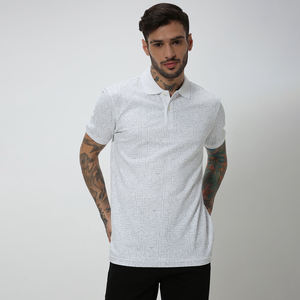 เสื้อโปโลสำหรับผู้ชายขายดีเสื้อยืดผ้าฝ้ายผ้าไหม100% เสื้อยืดพิมพ์โลโก้ตามสั่งพิมพ์ลายพลัสไซส์ระบายอากาศลาย3D - Product Image 1