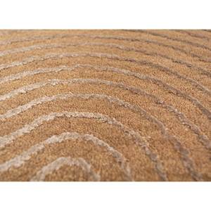 Alfombra Azalea de Lana y Seda de Bambú Anudada a Mano, Beige y Marrón, 10 mm de Grosor, Diseño Abstracto para Hogar y Pasillo, Modelo Rectangular Esk-346 - Product Image 3