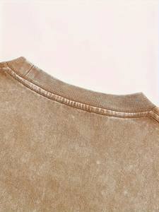 เสื้อยืดผู้หญิง 3 ตัว ผ้าฝ้าย 100% ทรงหลวม สีพื้น แขนสั้น คอกลม น้ำหนัก 240 กรัม ผ้าฝ้ายเนื้อหนา ซักแล้ว ใส่สบาย สำหรับฤดูร้อน ไซส์ใหญ่ - Product Image 5