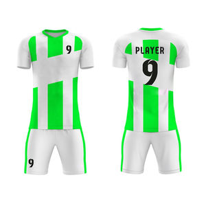 Ropa deportiva OEM 100% poliéster transpirable personalizado sublimación diseño manga corta fútbol Jersey ropa de fútbol hombres uniformes de fútbol - Product Image 5