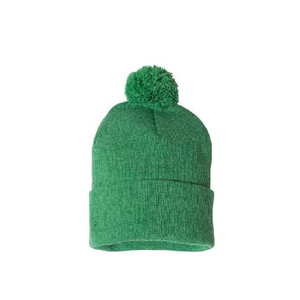 Gorro de Invierno Acrílico 100% con Logotipo Personalizado, Gorro de Punto Hecho a Mano con Borde Dobladillo y Pompón, Estampado de Personajes para Adultos - Product Image 1