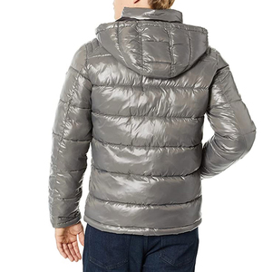 Veste d'hiver de haute qualité à manches longues pour hommes avec logo personnalisé imprimé en gros Veste polaire - Product Image 6