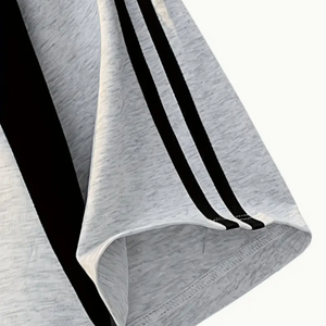 T-shirt décontracté pour femmes à manches rayées haut à manches courtes confortable pour Street Style Relax Fit pour les activités de plein air - Product Image 5