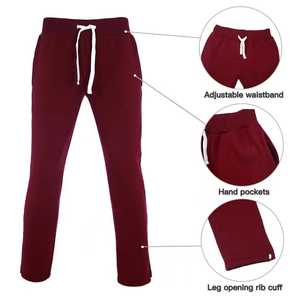Conjunto de chándal de lana de algodón para hombre, Sudadera con capucha elegante personalizada y joggers, ropa deportiva informal de ajuste atlético para gimnasio y ropa de calle - Product Image 5
