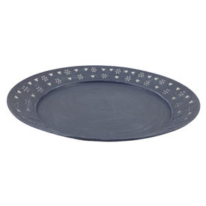 Plateau et plateau de service rond en fer écologique pour la cuisine et la table, pour restaurant et mariage, personnalisable en gros - Product Image 3