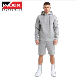 High Quality Mens Sweatsuit Jogger Set Sports Clothing Man <b>Plain</b> <b>Tracksuits</b> Custom Beaded Sweatpants and Zipper Hoodie Set Men - Product Image 1
