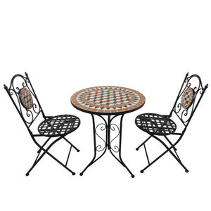 Chaises en fer forgé marocaines faites à la main, sièges de luxe en fer forgé pour l'extérieur et l'intérieur, pour jardin, patio, café, hôtel, fer forgé sur mesure - Product Image 1