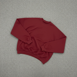 Sudadera de Cuello Redondo Extra Grande para Hombre, Nuevo Diseño, 500 g/m², 100% Algodón, Hombros Caídos, Bordado Personalizado, Lavado a la Piedra - Product Image 5