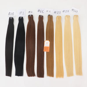 Paquetes de cabello Remy de alta calidad Precio barato Extensiones de cabello humano vietnamita recto de hueso en colores Rubio natural y marrón - Product Image 5