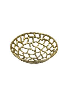 <b>Tall</b> Copper Wire Fruit Basket Contemporary Metal <b>Storage</b> Organizer Modern Decorative Kitchen Display Piece - Product Image 3